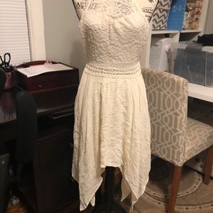 Cream Lace Dress